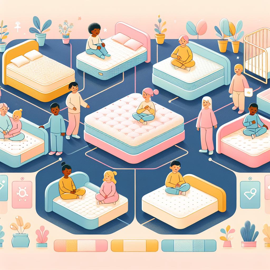 Comment choisir le meilleur matelas pour enfants en 2024 ? 1 Meilleur Matelas Enfants 2024 : Guide de Choix