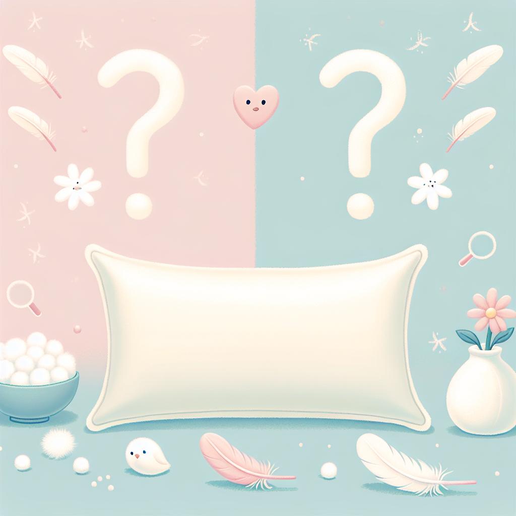 Latex ou Plumes: Quel Est Le Champion des Oreillers pour Allergiques? 1 Latex vs Plumes: Meilleur Oreiller Allergique
