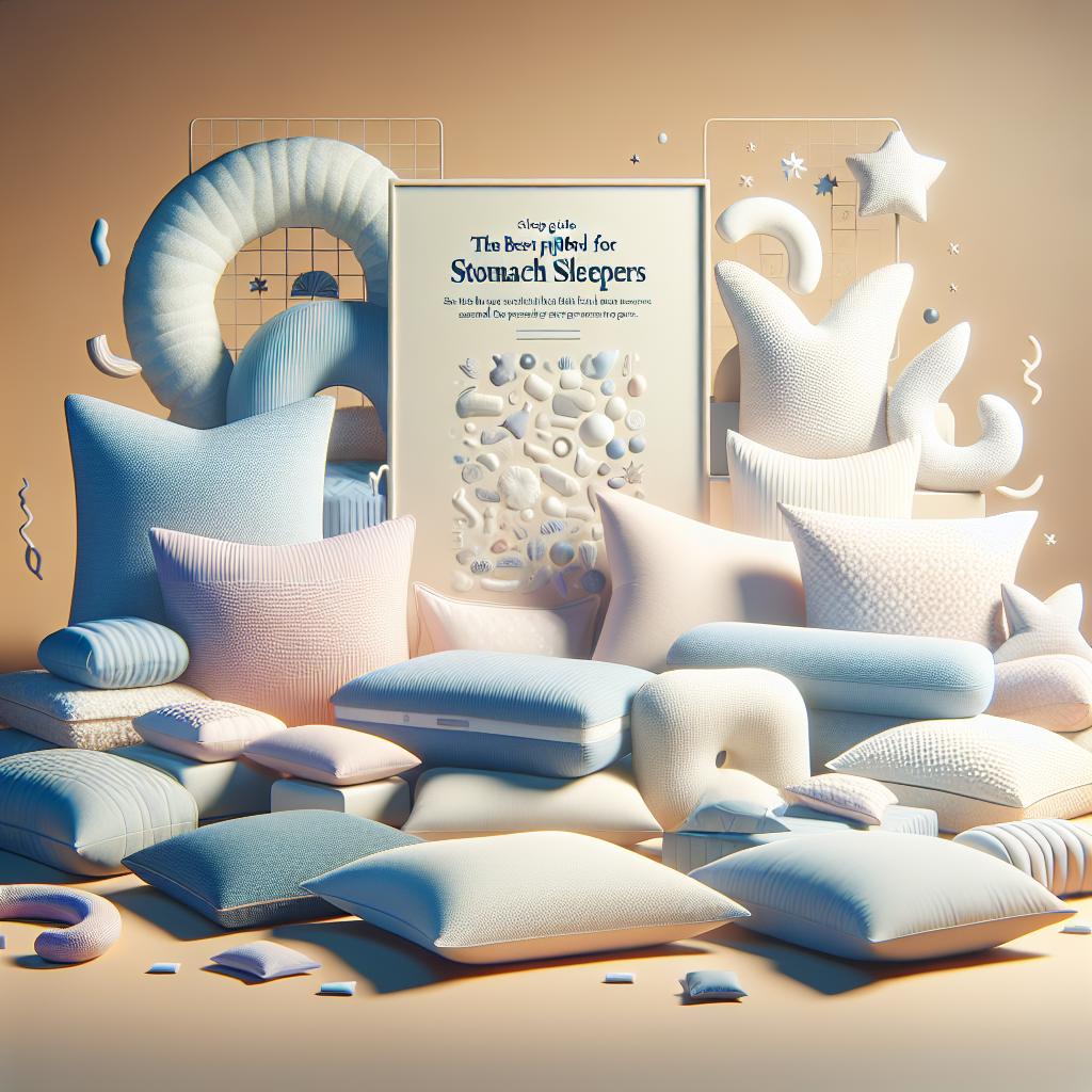 Les meilleurs oreillers pour dormir sur le ventre sans douleur au cou - Guide 2024 1 Meilleurs Oreillers Ventre 2024: Sommeil Sans Douleur