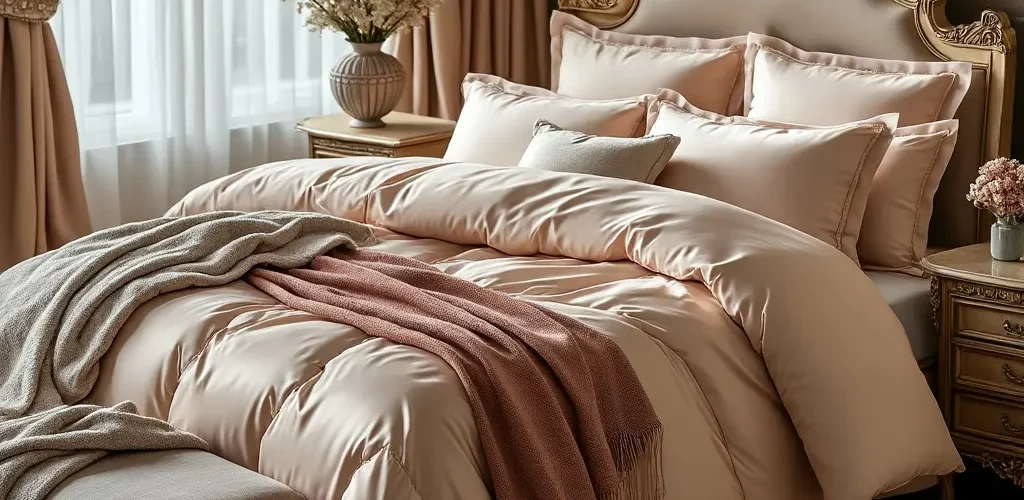 Lit de Luxe : Quels Sont les Secrets des Textures Luxueuses? 1 Secrets des Textures Luxueuses pour Literies Haut de Gamme