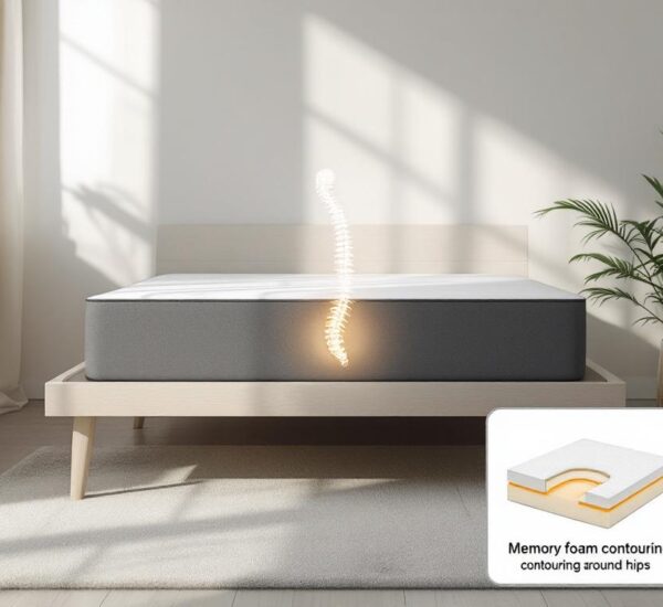 Matelas pour mal de dos sciatique : que vaut la mémoire de forme en 2026 ? 2 Matelas pour mal de dos sciatique : que vaut la mémoire de forme en 2026 ?