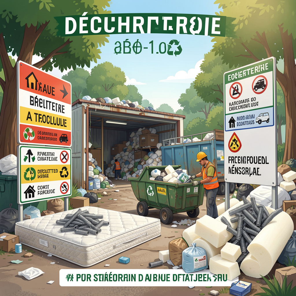 Déposer la literie en déchetterie