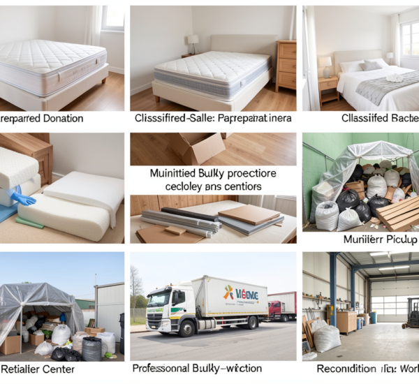Que faire d’un vieux matelas ? 7 options sûres en 2026