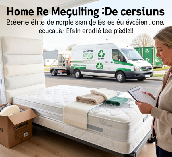 Recyclage matelas usagé : 6 solutions utiles en 2026