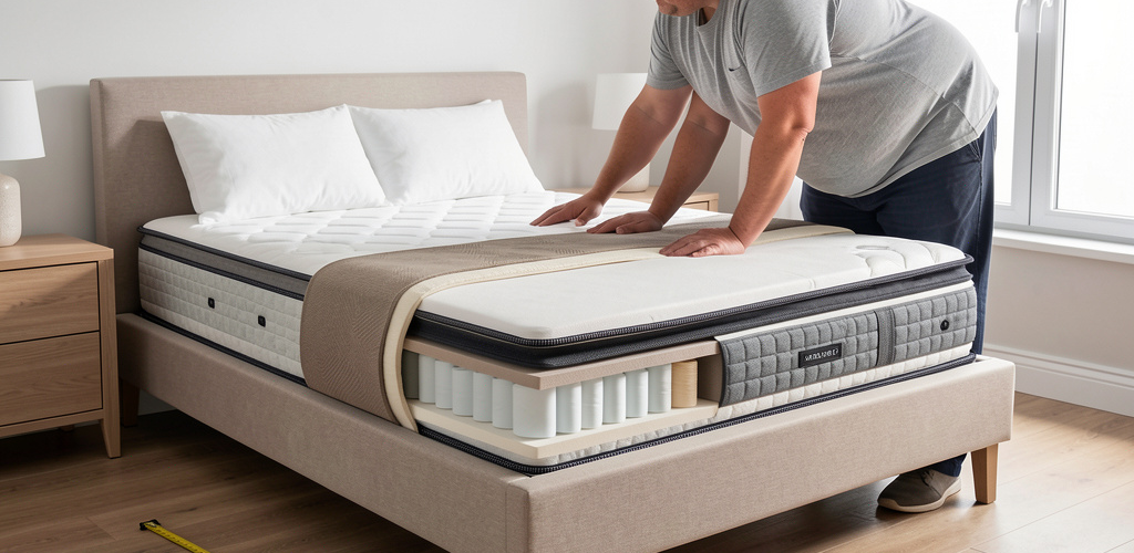 Matelas pour personne forte : les critères essentiels en 2026