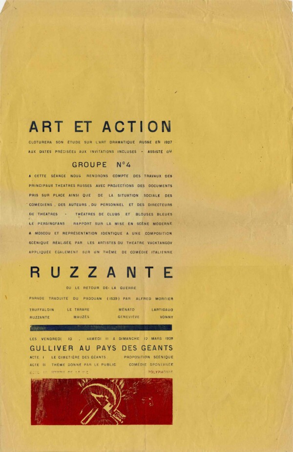 Art et action-ruzzante