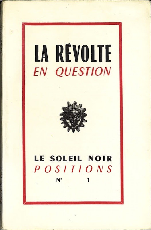 (REVUE) LA REVOLTE EN QUESTION