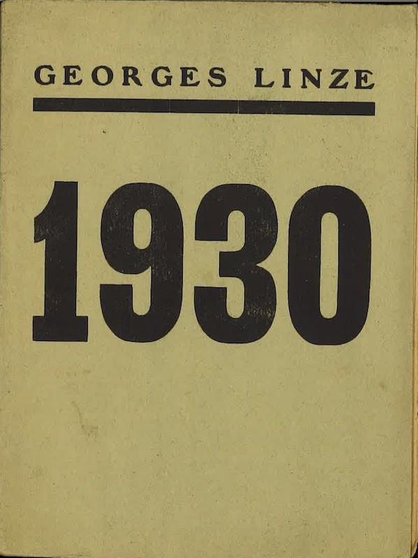 Georges LINZE, 1930