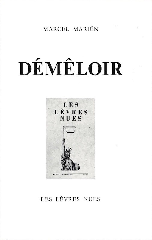 Marcel MARIEN, DEMELOIR