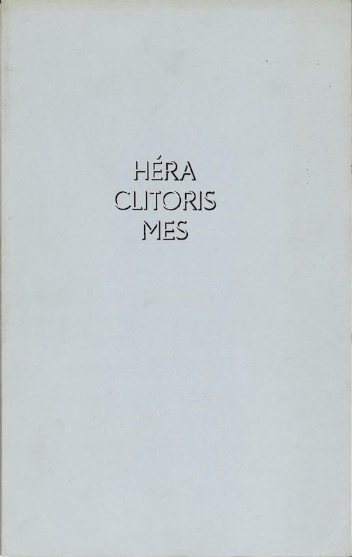 Marcel MARIEN, HERACLITORISMES