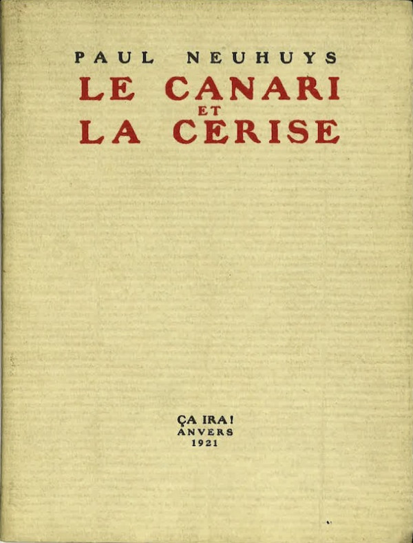 Paul NEUHUYS, LE CANARI ET LA CERISE