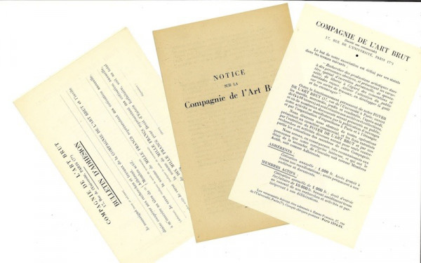 (Jean DUBUFFET) COMPAGNIE DE L'ART BRUT