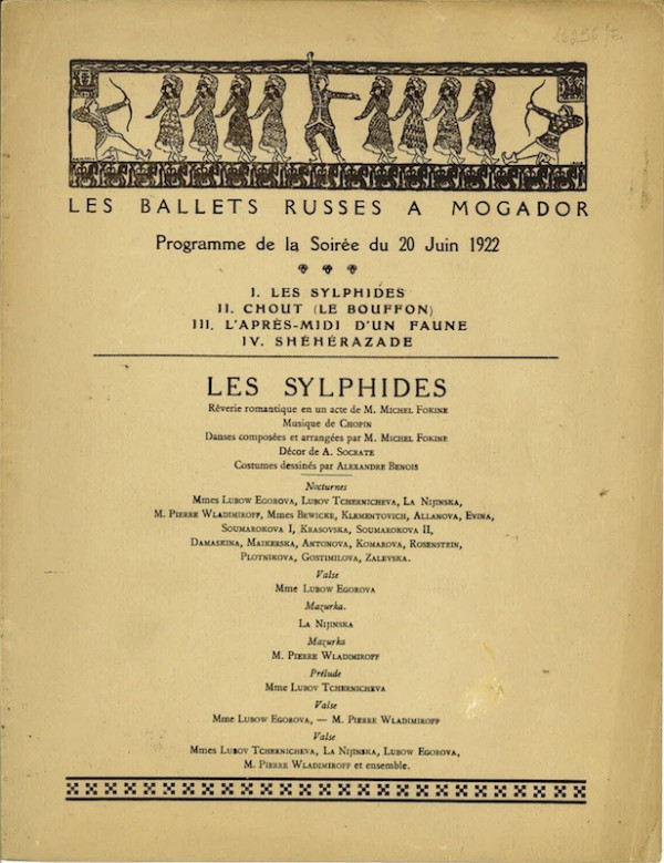 New BookLES BALLETS RUSSES A MOGADOR