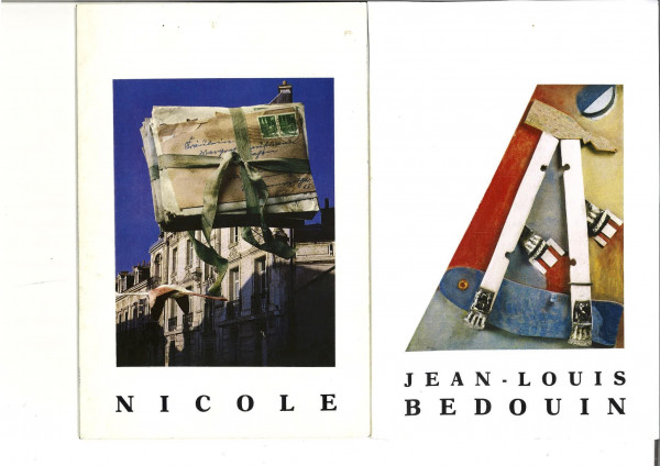 JEAN-LOUIS BEDOUIN TABLEAUX - OBJETS / NICOLE COLLAGES,