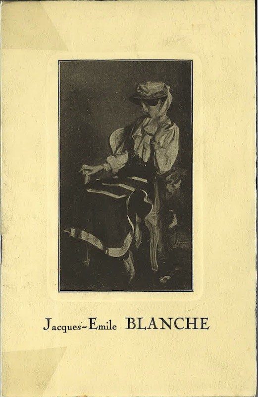 (Jacques-Emile BLANCHE) PEINTURES, PASTELS ET LITHOGRAPHIES DE JACQUES-EMILE BLANCHE