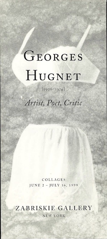 Georges HUGNET GEORGES HUGNET (1906-1974)