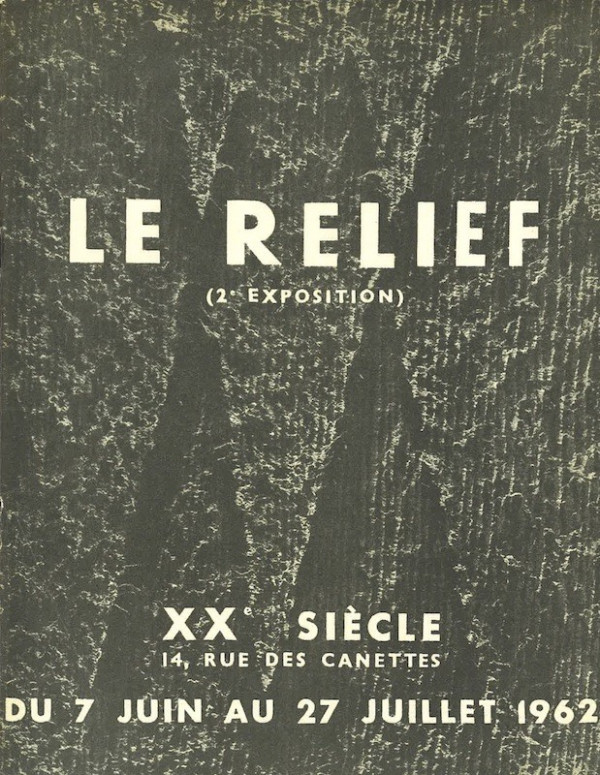 (EXPOSITION) LE RELIEF (2e exposition)