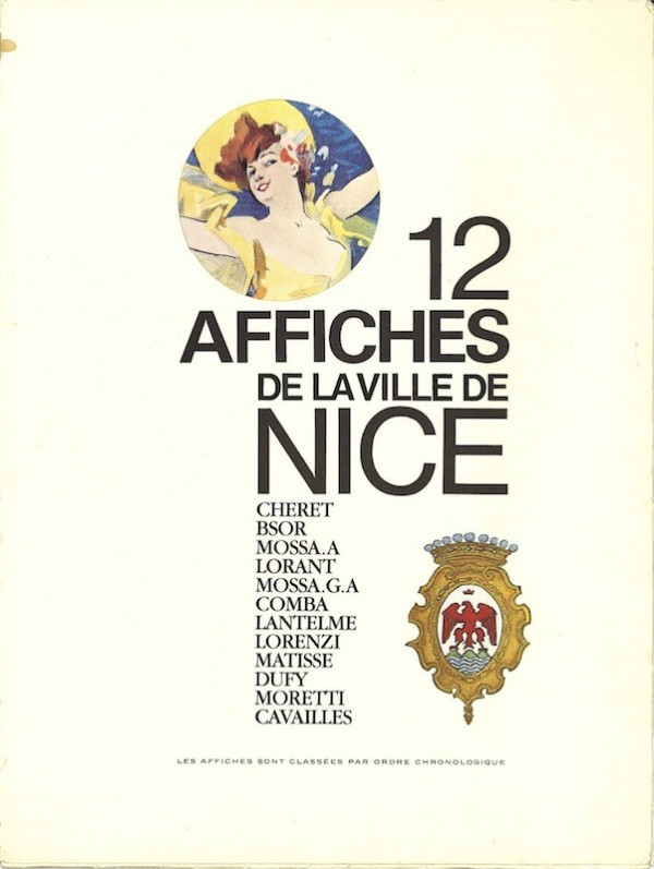 (NICE) 12 AFFICHES DE LA VILLE DE NICE,