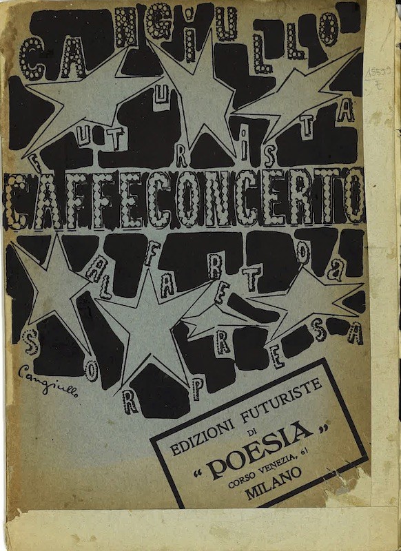 CANGIULLO, CAFFE CONCERTO,