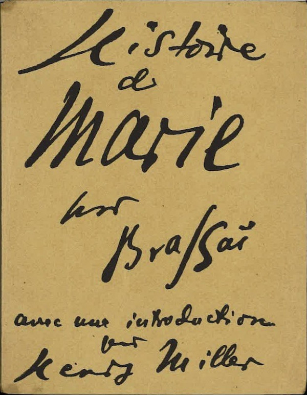 BRASSAI, HISTOIRE DE MARIE,