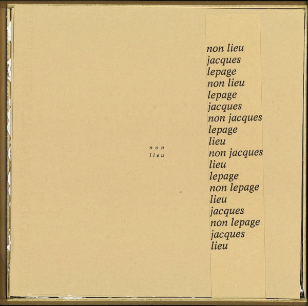 Jacques LEPAGE, NON LIEU,