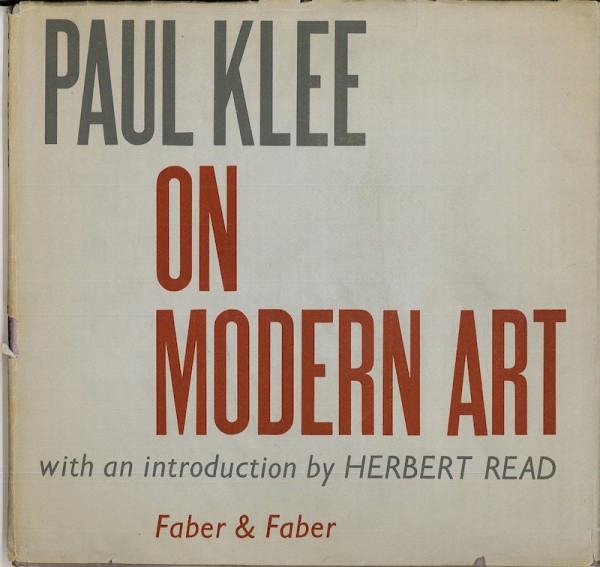 Paul KLEE, ON MODERN ART,