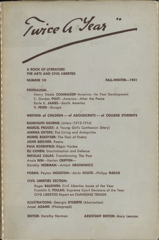 (REVUE) TWICE A YEAR,