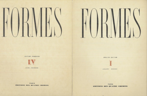 (REVUE) FORMES,
