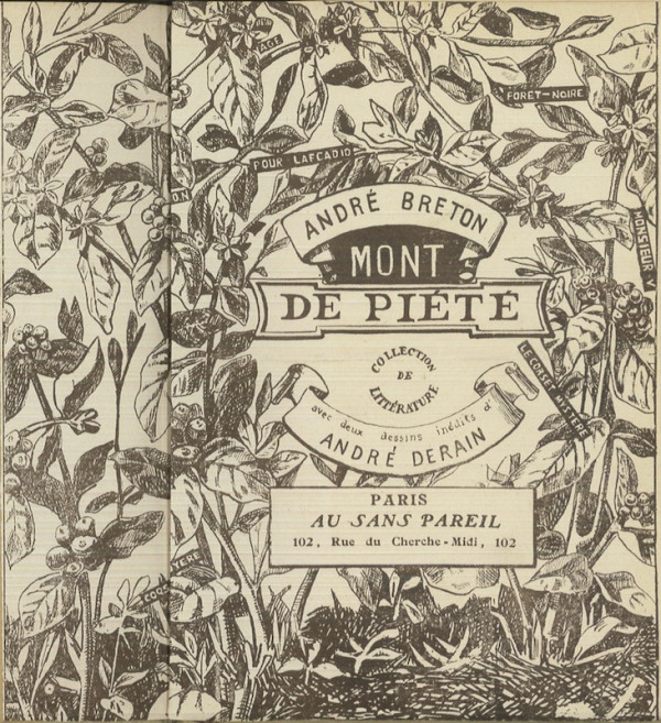 André BRETON, MONT DE PIETE,