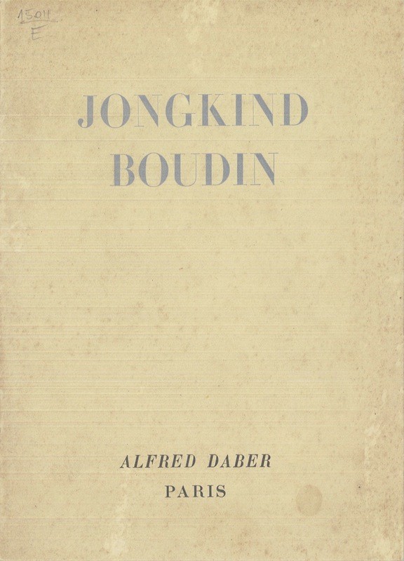 (Eugène BOUDIN) JONGKIND, BOUDIN. MARINES ET PAYSAGES