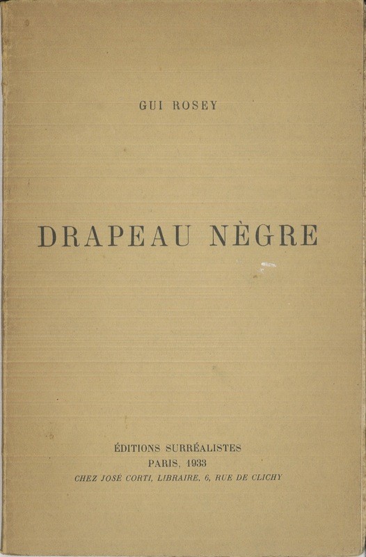 (Yves TANGUY) Gui Rosey, DRAPEAU NEGRE,