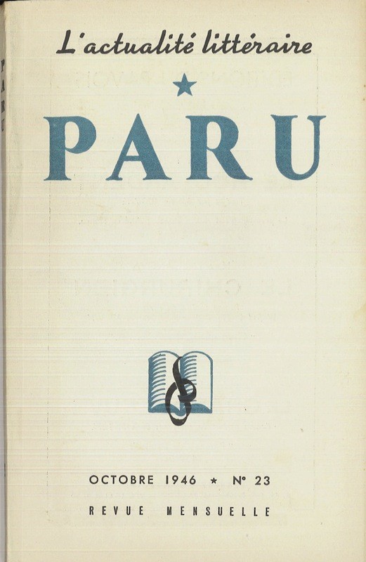 (REVUE) PARU,