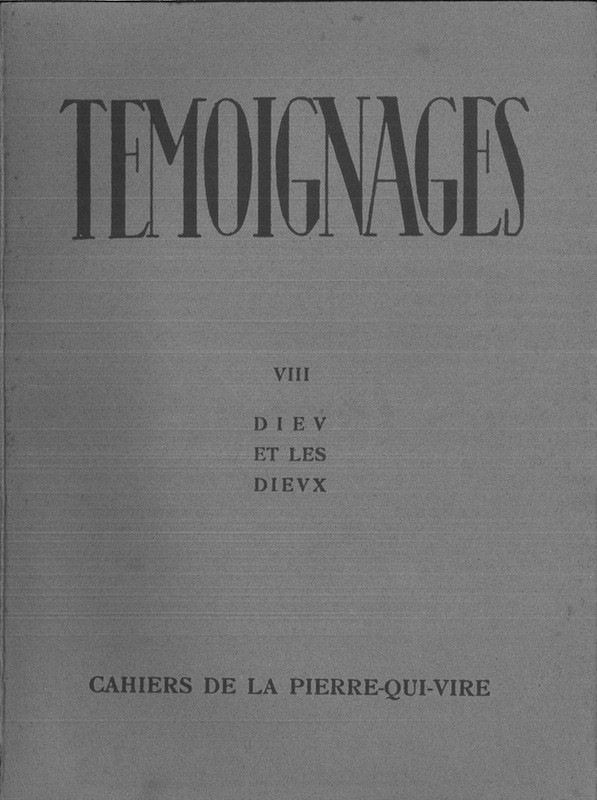 (REVUE) TEMOIGNAGES,