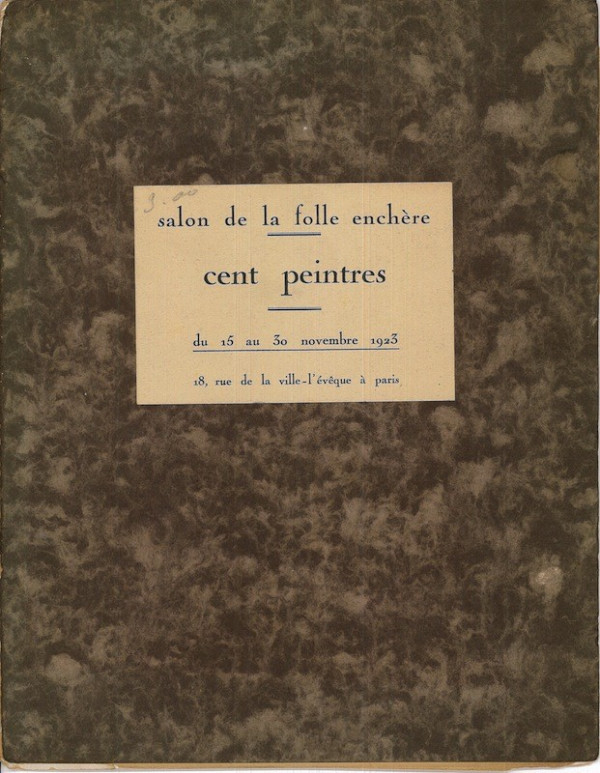 (FRANCE) SALON DE LA FOLLE ENCHERE. CENT PEINTRES,