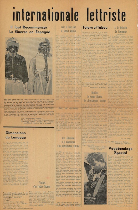 (LETTRISME) INTERNATIONALE LETTRISTE 3, 