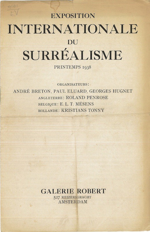 洋書 EXPOSITION INTERNATIONALE DU SURREALISME SURREALISME) EXPOSITION INTERNATIONALE DU SURREALISME
