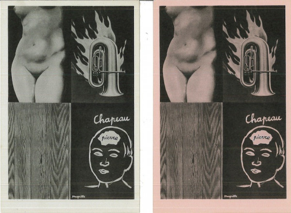 René MAGRITTE, LA SOLUTION DU REBUS, 