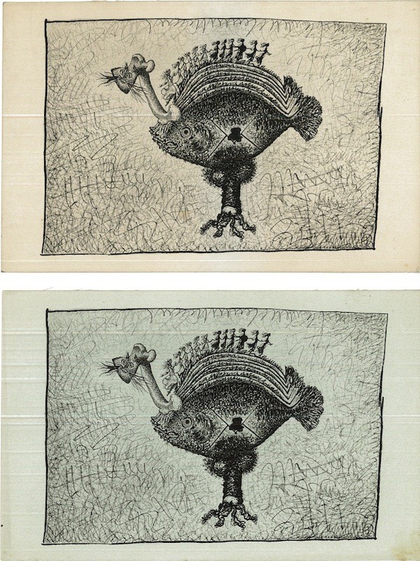 Pablo PICASSO, POISSON D'AVRIL