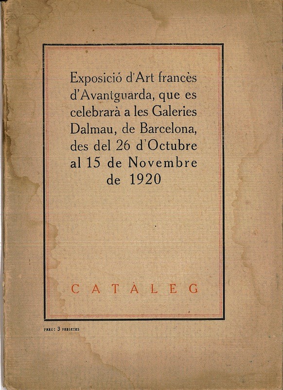 EXPOSICIO D'ART FRANCES D'AVANTGUARDA,