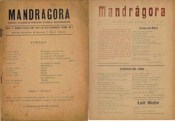 (REVUE) MANDRAGORA. POESIA, FILOSOFIA, CIENCIA, DOCUMENTOS,
