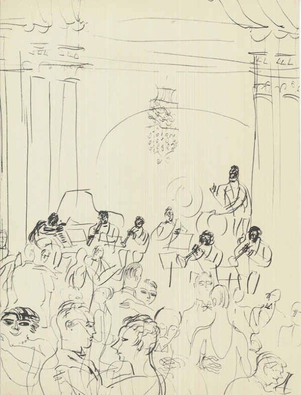 (Raoul DUFY) DESSINS ET CROQUIS EXTRAITS DES CARTONS ET CARNETS DE RAOUL DUFY,