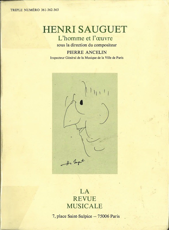(REVUE) HENRI SAUGUET. L'HOMME ET L'OEUVRE,