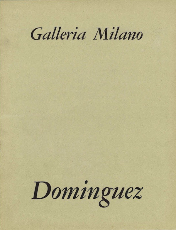 Oscar DOMINGUEZ Patridk Waldberg (presentazione di), DOMINGUEZ,