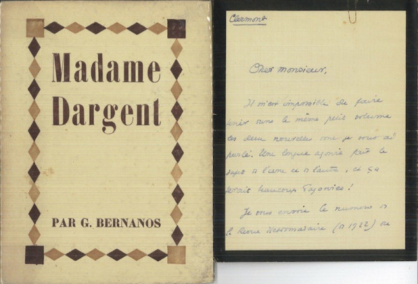 Georges BERNANOS, MADAME DARGENT,