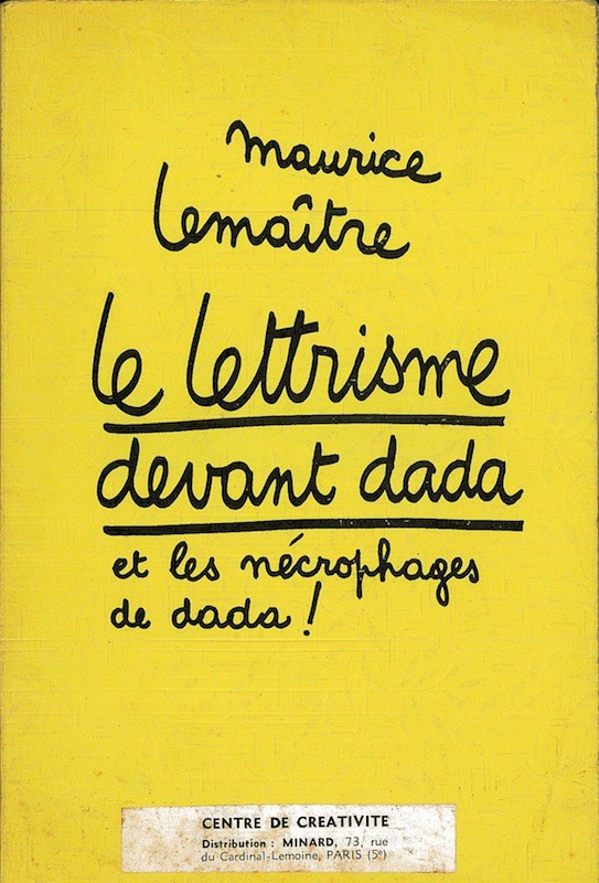 (REVUE, LETTRISME) LETTRISME,
