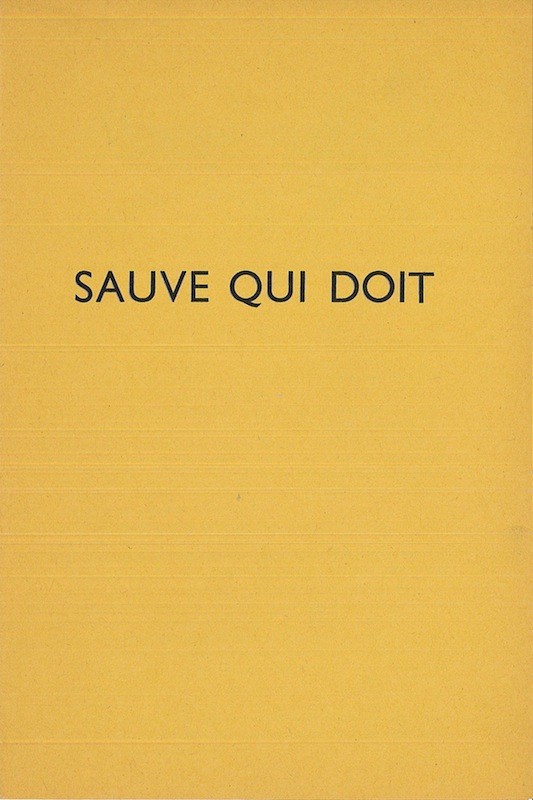 (TRACT) SAUVE QUI DOIT,