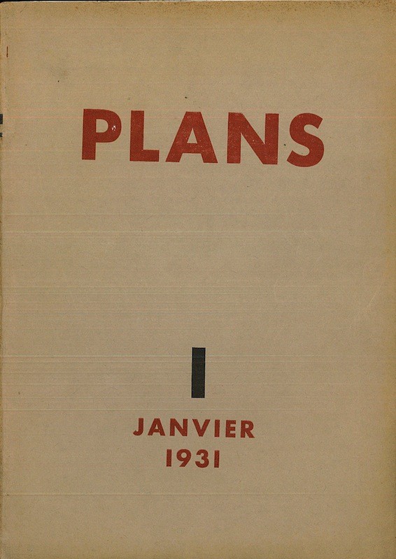 (REVUE) PLANS,