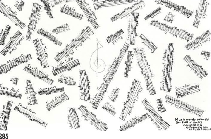 Jackson Mac Low Musicwords for Phill Niblock