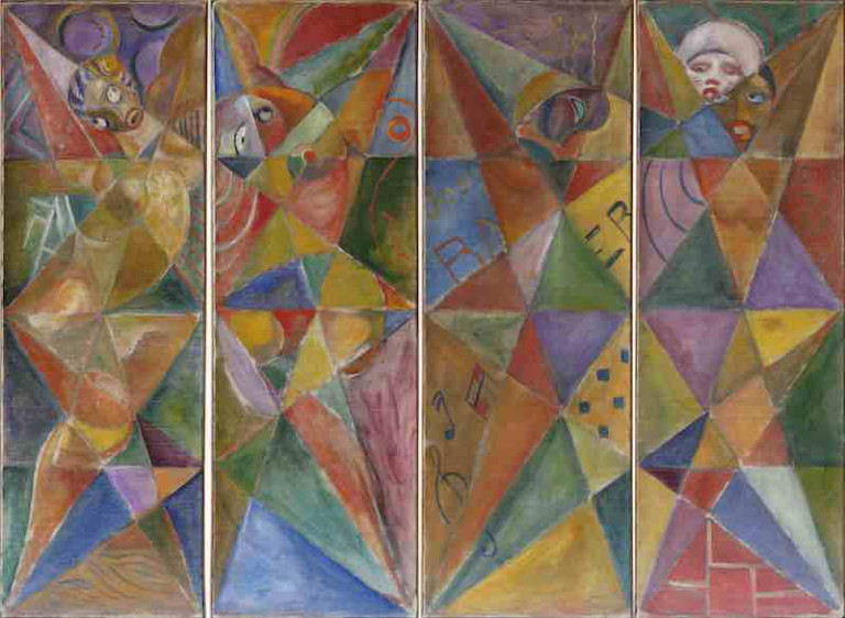 Emile Compard, Paravent (Josephine Baker), 1927