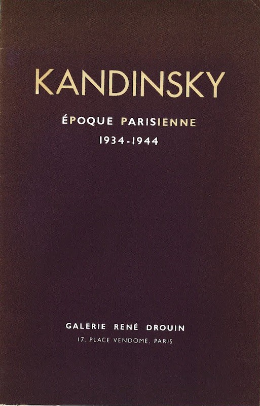 kandinsky drouin 1949 epoque parisienne